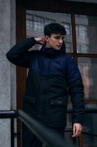 Демісезонне Куртка Waterproof (синій - чорний)