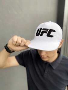 Кепка UFC Reebok чоловіча | жіноча рибок біла big black logo