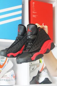 Кроссовки Nike Air Jordan 13 Black Red, кроссовки найк аир джордан 13 кросівки Nike Air Jordan 13 аїр джордан