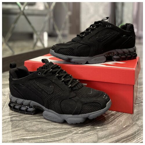 nike air zoom spiridon caged 2 stussy black