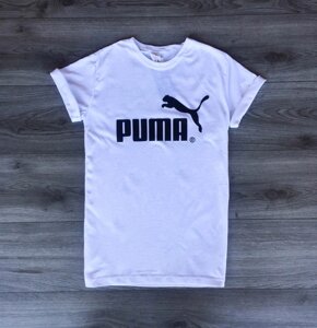 Чоловіча біла футболка з друком "PUMA"