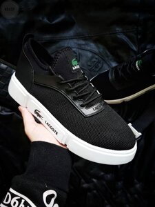 Чоловіче фірмове взуття Lacoste Black/White