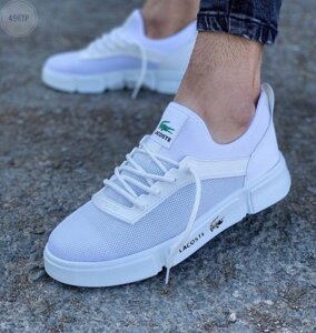 Чоловіче фірмове взуття Lacoste White