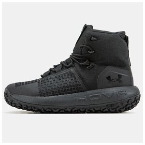 Чоловічі єврозимні термо черевики Under Armour Hovr Dawn UA WP Boots Black, чорні кросівки андер армор ховр