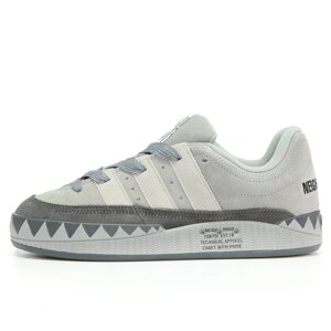 Чоловічі кросівки Adidas Adimatic x Neighborhood Grey White сірі замшеві кросівки адидас адиматик нейборхуд