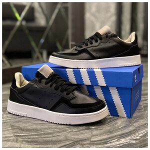 Чоловічі кросівки Adidas Brand With The 3 Stripes Black White, кросівки адідас бренд 3 стріпси