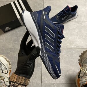 Чоловічі кросівки Adidas Cloudfoam Mesh Blue, кросівки адідас клауд Фоам