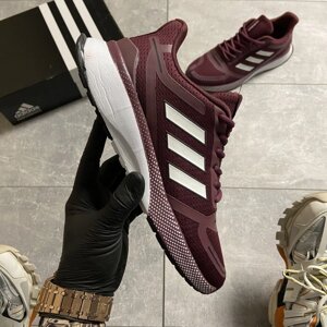 Чоловічі кросівки Adidas Cloudfoam Mesh Burgundy, кросівки адідас клауд Фоам