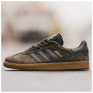 Мужские кроссовки Adidas Gazelle Brown, мужские кроссовки адидас газели, чоловічі кросівки Adidas Gazelle