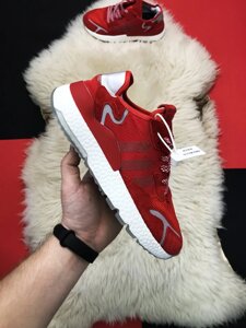 Чоловічі кросівки Adidas Nite Jogger Red White, кросівки адідас найт джоггер