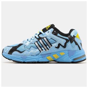 Чоловічі кросівки Adidas Response x Bad Bunny Blue Black Yellow шкіряні кросівки Адідас респонс Бед банні бід