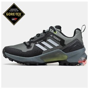 Чоловічі кросівки Adidas Terrex Swift R3 Gore-Tex GTX Khaki Black, кросівки адидас терекс свіфт гортекс