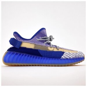 Чоловічі кросівки Adidas Yeezy Boost 350 V2 Blue, сині кросівки адідас ізі буст 350 В2
