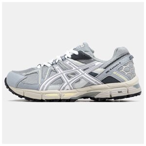 Чоловічі кросівки Asics Gel-Kahana 8 Grey Beige весна-осінь, сірі шкіряні кросівки асикс гель кахана 8