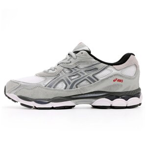 Чоловічі кросівки Asics Gel NYC White Steel Grey 1201A789-102, сірі замшеві асикс гель нік