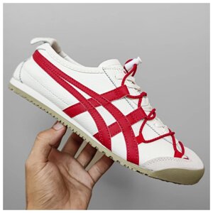 Чоловічі кросівки Asics Onitsuka Tiger Mexico 66 "Year of the Dragon", білі шкіряні кросівки асикс оніцука