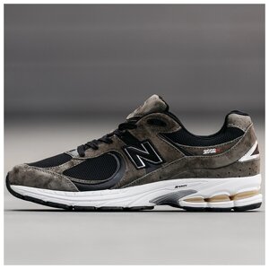 Чоловічі кросівки New Balance 2002R Dark Grey White, замшеві нью беланс 2002 ню беленс нб, NB 2002R