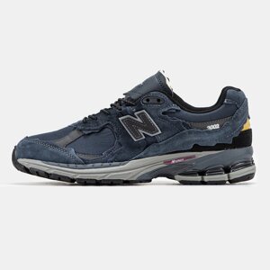 Чоловічі кросівки New Balance 2002R Protection Pack Dark Navy сині замшеві кросівки Нью-Беланс 2002 NB 2002