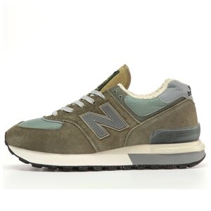 Чоловічі кросівки New Balance 574 Legacy Stone Island, замшеві нью беленс 574 нб NB 574 стон айленд легасі