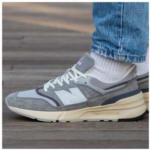 Чоловічі кросівки New Balance 997 Grey White Beige сірі замшеві кросівки нью беланс 997 ню беленс нб NB 997