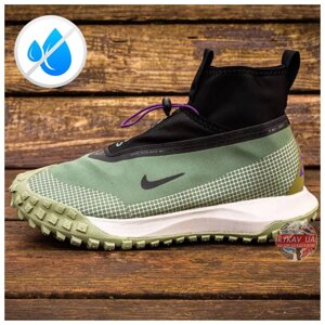 Чоловічі кросівки Nike ACG Mountain Fly Gore-Tex Clay Green Black Mounth High, найк асг маунтин гір текс