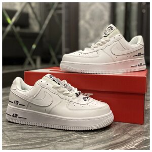 Чоловічі кросівки Nike Air Force 1 Низький доданий повітря білий чорний, кросівки Nike Air Force Code, Nike Air Force 1 07