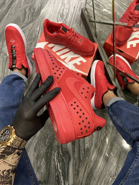 Nike air force 1 best sale obj red