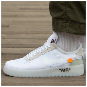 Чоловічі кросівки Nike Air Force 1 Low x Off-White White AO4606-100 білі кросівки найк аїр форс офф вайт лов