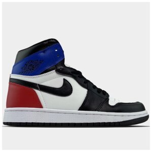 Мужские кроссовки Nike Air Jordan 1 OG SP White Blue Red, кожаные найк аир джордан High Retro