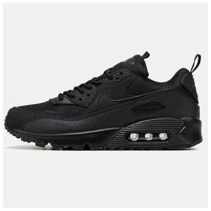 Чоловічі кросівки Nike Air Max 90 Surplus Cordura Black, чорні шкіряні кросівки найк аїр макс 90 кордур