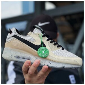 Чоловічі кросівки Nike Air Max 90 Terrascape Beige Black, бежеві кросівки Nike Air Max 90 Teraskaip