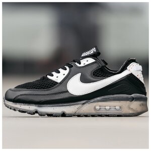 Чоловічі кросівки Nike Air Max 90 Terrascape Black White DM0033-002, чорні шкіряні найк аїр макс 90 тераскейп