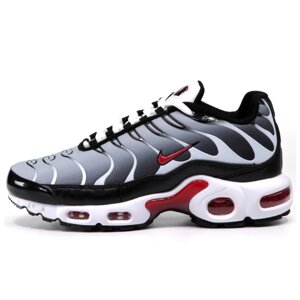 Чоловічі кросівки Nike Air Max Plus TN Чорний сріблястий, чорно -білий кросівки Nike Air Max TN Plus