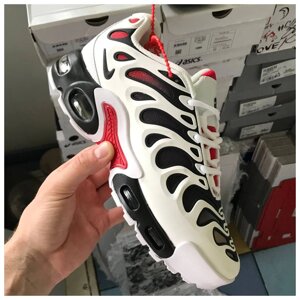 Чоловічі кросівки Nike Air Max TN Plus Drift White Black Red, білі кросівки найк аїр макс тн плюс дріфт