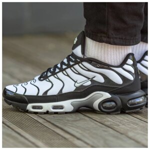 Чоловічі кросівки Nike Air Max TN Plus Oreo White Black, чоловічі кросівки найк аір макс тн плюс орео