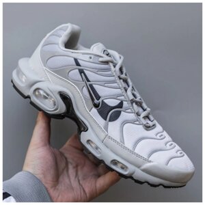 Чоловічі кросівки Nike Air Max TN Plus White Grey Black, кросівки найк аїр макс тн плюс