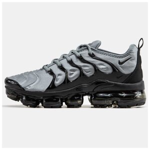 Чоловічі кросівки Nike Air VaporMax Plus Grey Black весна-осінь, сірі кросівки найк аїр вапормакс плюс