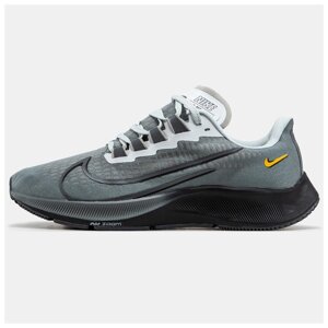 Чоловічі кросівки Nike Air Zoom Pegasus 37 Grey Black, сірі кросівки найк аїр зум пегасус 37