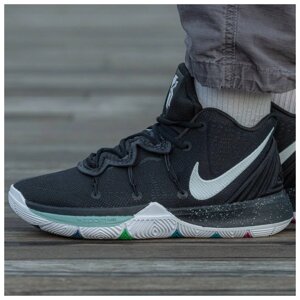 Чоловічі кросівки Nike Kyrie 5 EP “Black Magic”чорно-білі кросівки найк Кайрі 5 чорні