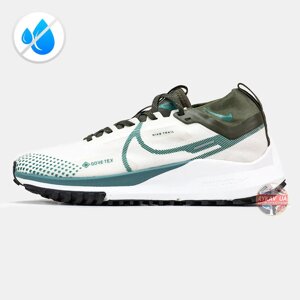 Чоловічі кросівки Nike React Pegasus Trail 4 Gore-Tex White Blue кросівки найк реакт пегасус трейл 4 гір текс