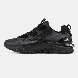 Чоловічі кросівки Nike React Vision Black, чорні кросівки найк реакт вижн