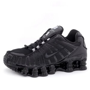 Чоловічі кросівки Nike Shox TL чорні, чорні кросівки Nike Shock TL