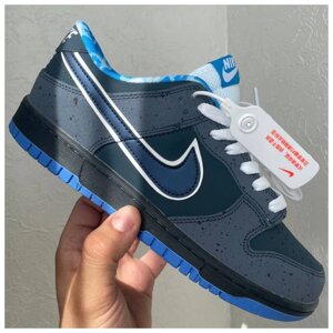 Чоловічі кросівки Nike x Concepts SB Dunk Low Blue Lobster, шкіряні кросівки найк сб данк лобстер