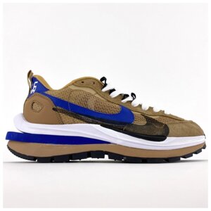 Мужские кроссовки Nike x Sacai VaporWaffle Brown, коричневые кроссовки найк сакаи вапор вафл