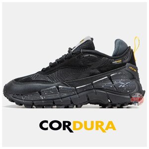 Чоловічі кросівки Reebok Zig Kinetica 2.5 Edge II Cordura Black Grey, кросівки рибок зиг кінетика 2.5 кордура