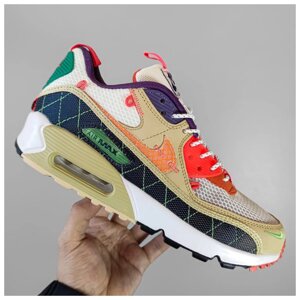 Чоловічі літні кросівки Nike Air Max 90 Mountaineering Light, шкіряні кросівки найк аїр макс 90