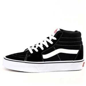 Чоловічі / жіночі кеди Vans SK8, чорно-білі замшеві кеди Ванс ск8 кросівки