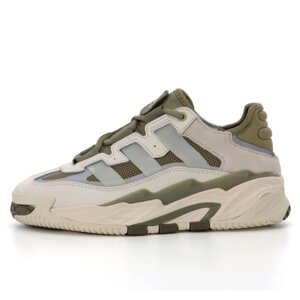 Чоловічі / жіночі кросівки Adidas Niteball Off White Orbit Green Khaki Olive Lux, кросівки Адідас найтбол