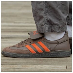 Чоловічі / жіночі кросівки Adidas Spezial Brown Orange, коричневі шкіряні кросівки Адідас спешл спеціал