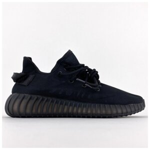 Чоловічі / жіночі кросівки Adidas Yeezy Boost 350 V2 MONO BLAC, Чорні кросівки Adidas ISI BUST 350 B2 MONO